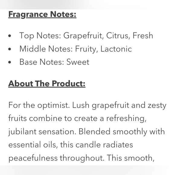 Citrus Soy Pillar Glass 3 Wick Oroblanco Candle Colonial Candle NEW IN BOX - Picture 9 of 12